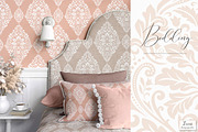 Liana Damask Pattern, a Pattern Graphic by Zeesi Design Garden (Thumbnail 2 of 9)