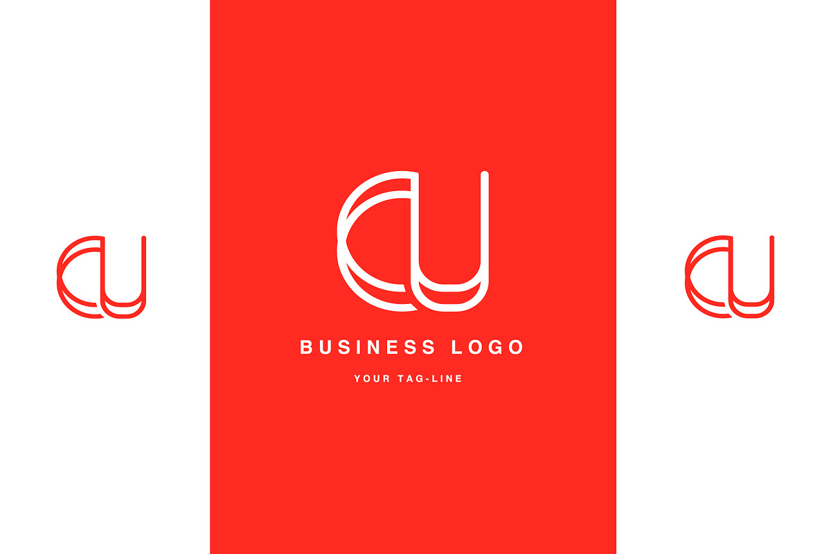 CU, UC, Logo Design, a Branding \u0026 Logo Template by art_creater, image size:1200x800