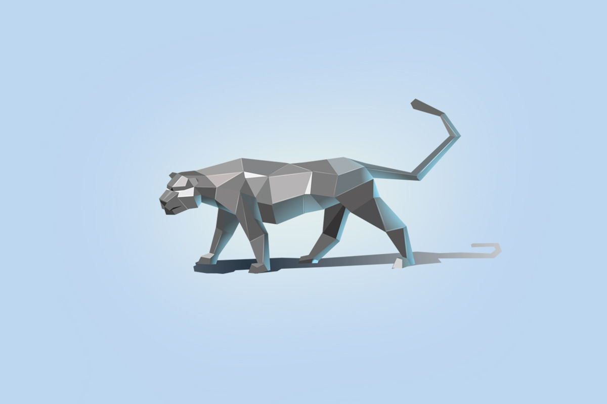 Set of vector polygonal animals, an Object Graphic by lemonoff (Photo 6 of 7)
