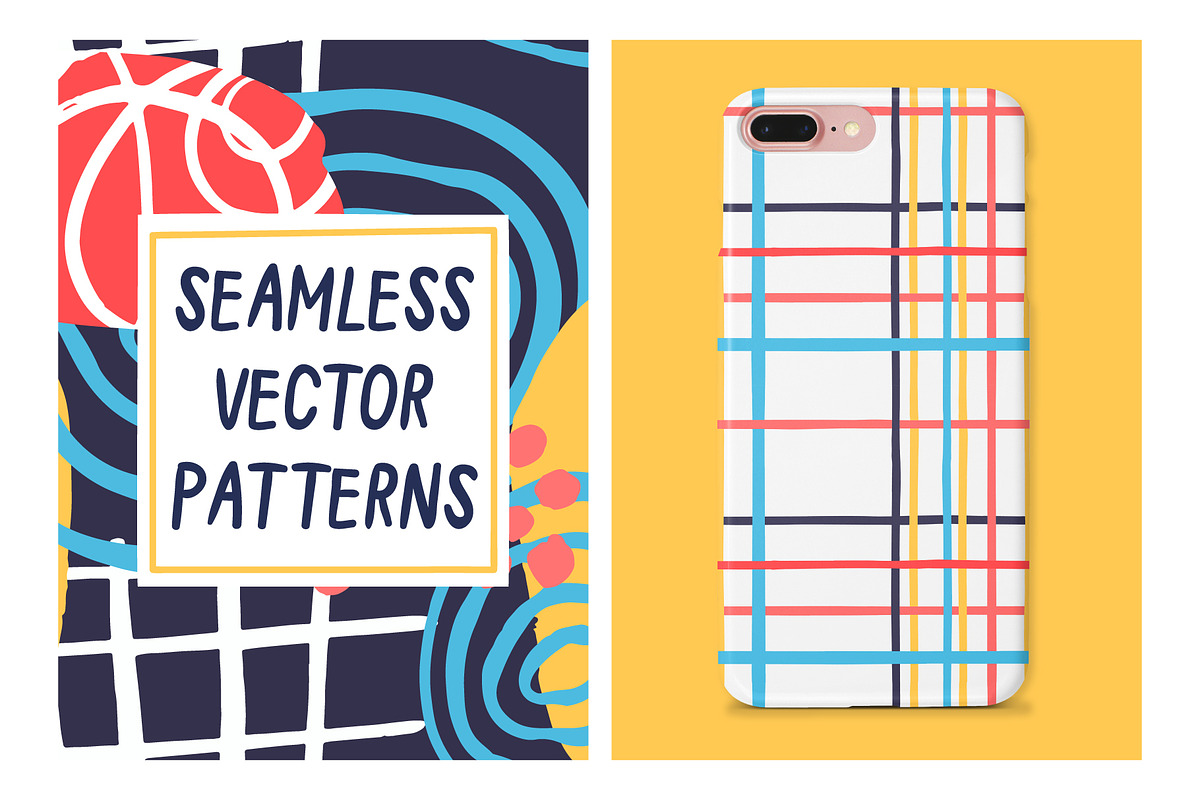 6 FUNKY PATTERNS, a Pattern Graphic by Nastya Tkachova (Photo 4 of 5)