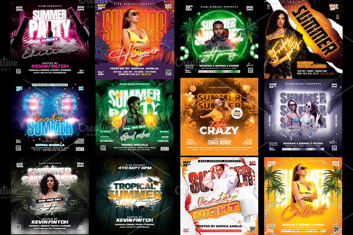 50 Summer Flyer Template Bundle, a Flyer Template by StarPixles11 (Photo 7 of 7)