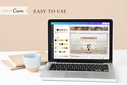 Brown YouTube Channel Branding Kit, a Social Media Template by ShopRShop (Thumbnail 4 of 6)