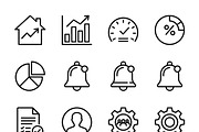 430 Subscription Business Icon Set, an Outline Icon by adenpinkstore (Thumbnail 2 of 12)
