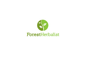 Forest Herbalist Logo Template