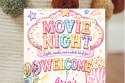 Movie Night Birthday Invitation, an Invitation Template by heynomi (Thumbnail 5 of 19)