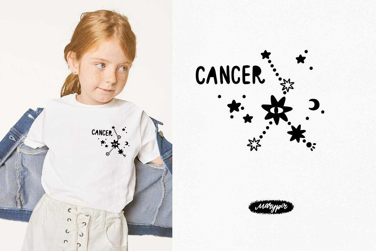 Zodiac Constellation bundle, an Illustration by Moony Рatterns (Photo 7 of 10)