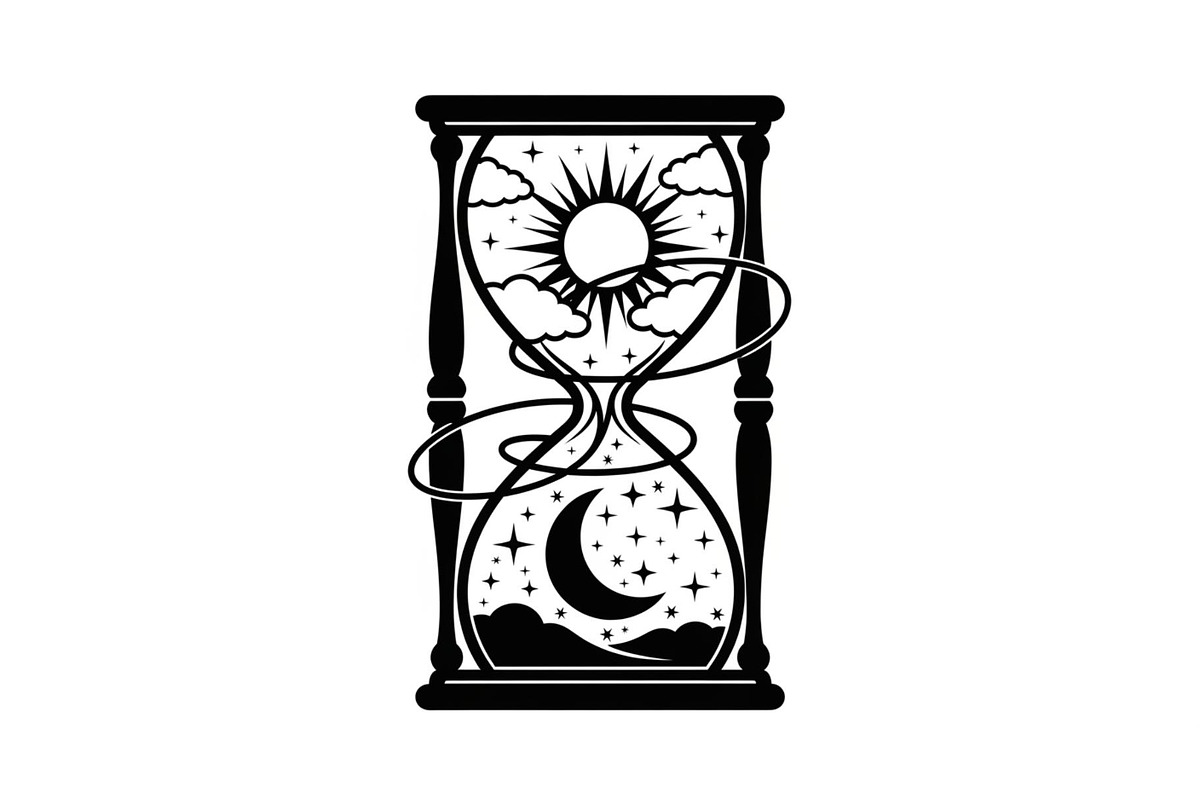 Celestial Sun Moon Hourglass Bundle, an Illustration by Gaye Art (Photo 10 of 31)