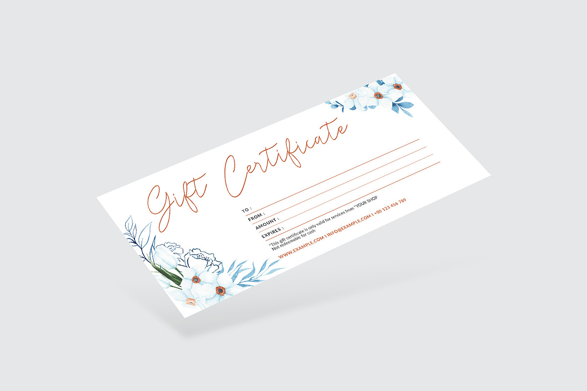 Gift Certificate, a Card Template by Amit Debnath (Photo 2 of 3)