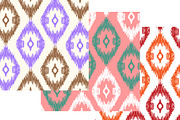 Ikat Diamond Seamless Vector Pattern, a Pattern Graphic by NayaChu (Thumbnail 5 of 7)