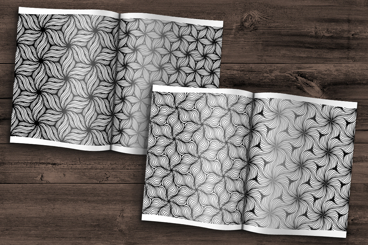 125 seamless hand drawn textures, a Pattern Graphic by Mandarinkas art (Photo 12 of 23)