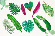 Tropical Leaves in the Jungle, an Illustration by Graphobia (Thumbnail 4 of 9)
