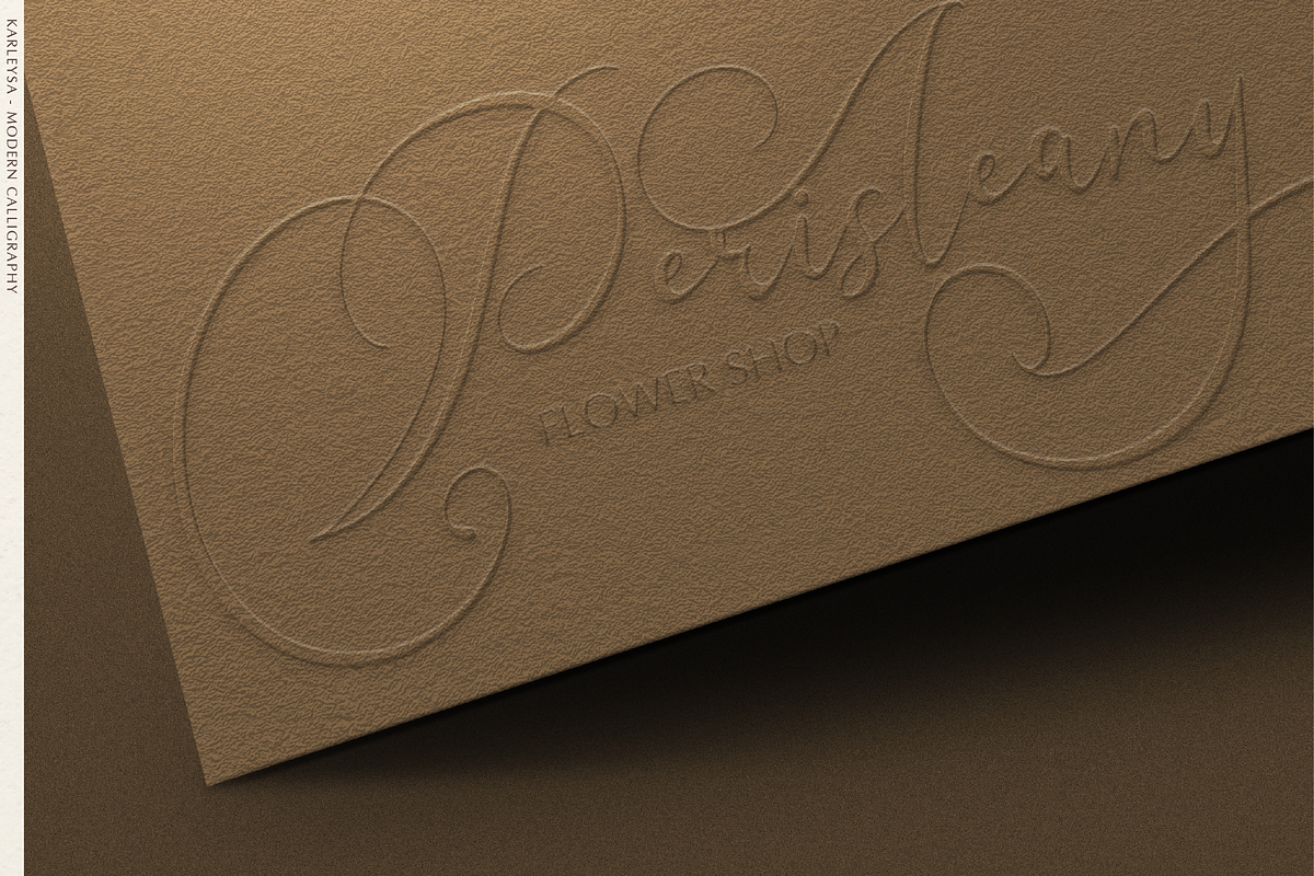 Karleysa | Modern Calligraphy, a Script Font by Denustudios (Photo 5 of 12)