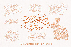 Happy Easter Lettering