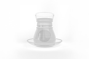 Tea Cup Mockup, a Merchandise Mockup by Qaleb Studio
