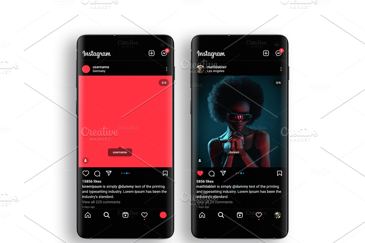 Instagram Template Mockup 2022 XD, a Social Media Template by Dilshod Sobirov (Photo 4 of 16)