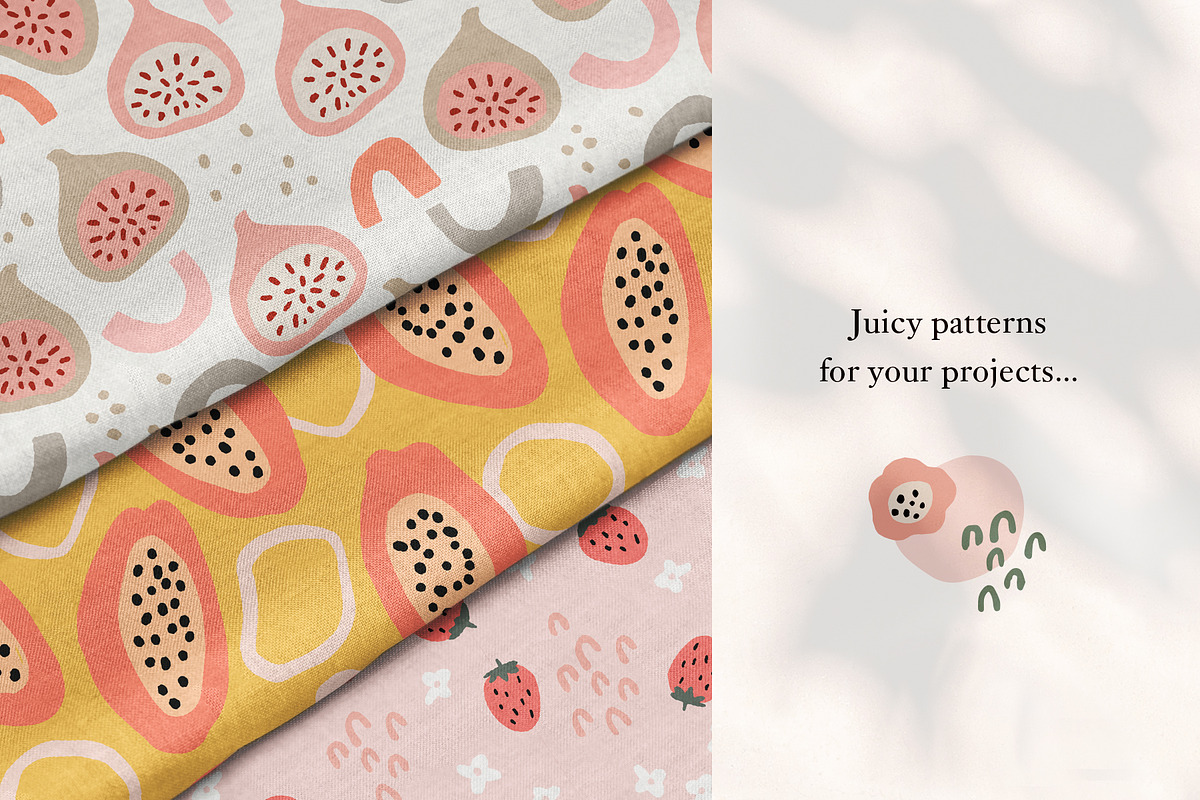 Abstract Juicy Summer Set, a Decorative Illustration by Tabita's shop (Photo 3 of 14)