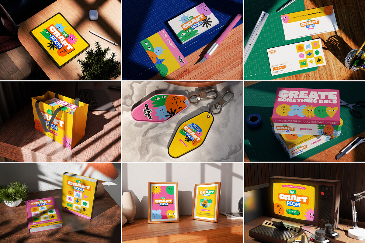 Workbench Branding Mockup, a Mockup by Vitora Mockup (Photo 1 of 11)