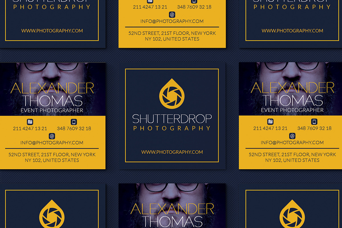 Mini Photographer Business Card, a Business Card Template by Marvel (Photo 2 of 6)