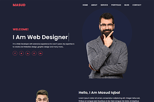 Personal Website Portfolio Template