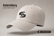Embroidery Cap Mockup, a Hat Mockup by studiogstock (Thumbnail 1 of 2)