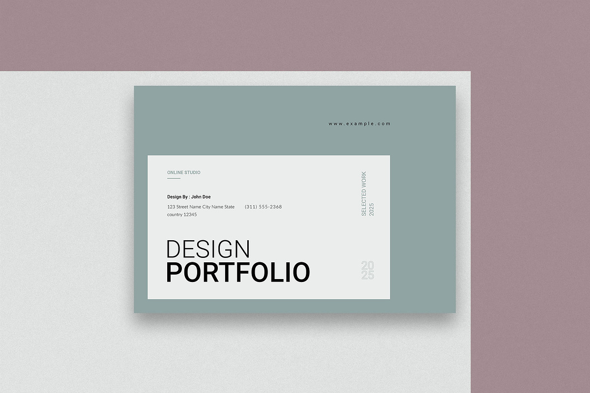 Portfolio & Resume Template Landscap, a Brochure Template by ElvinPrint (Photo 3 of 8)