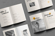 Portfolio Template, InDesign & Canva, a Brochure Template by Artisan Vibes (Thumbnail 5 of 9)