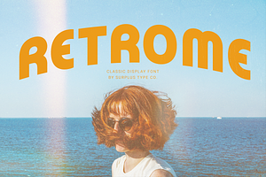 Retrome - Free Retro Display Font