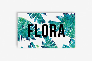 The Flora Business Card Template