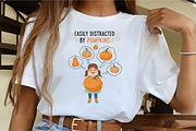 Easily Distracted by Pumpkins SVG, an Illustration by CrexoraLab (Thumbnail 4 of 4)