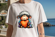Funny Valentine Sheep Clipart Bundle, an Illustration by SVGArt (Thumbnail 8 of 8)