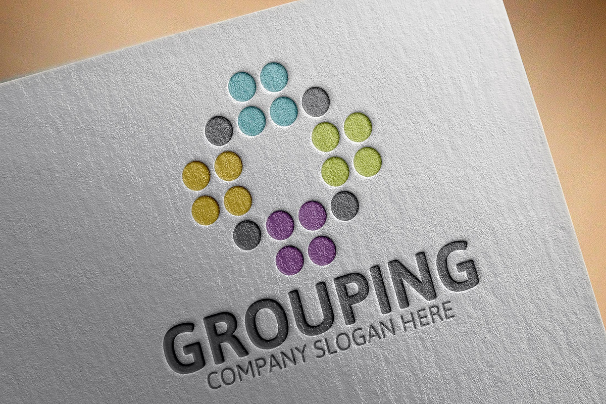 Grouping Logo, a Branding & Logo Template by Josuf Media