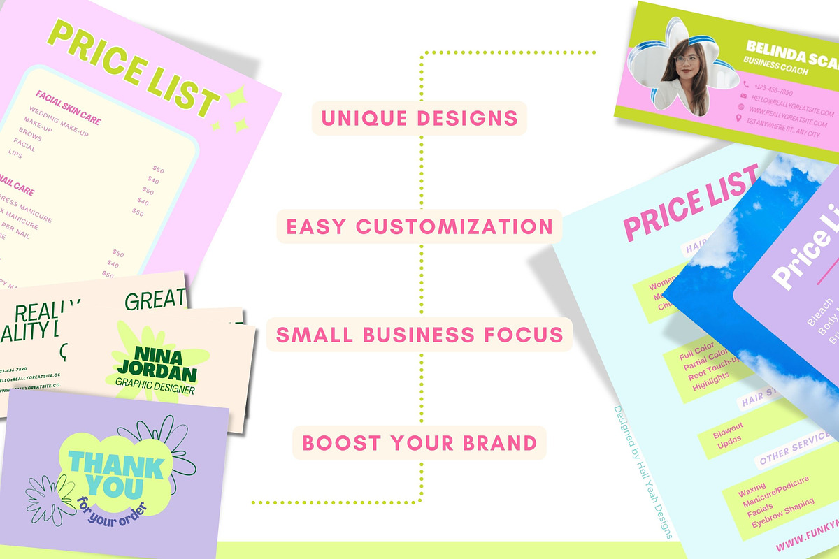 Bold Business Branding Starter Kit, a Branding & Logo Template by Hell Yeah Designs (Photo 8 of 17)