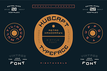HUBCAPT - Retro Handdrawn Font