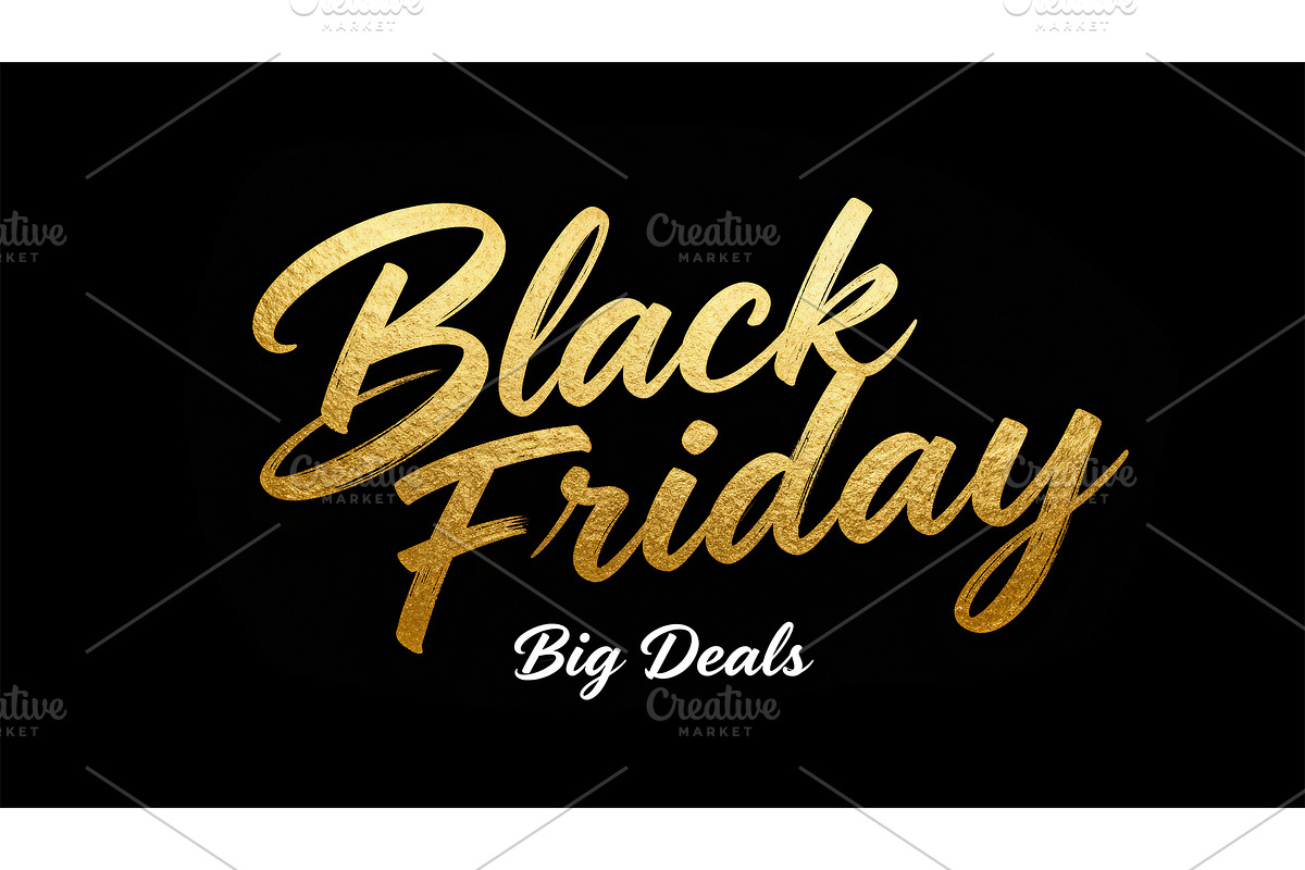 Black Friday card design, a Seasonal Illustration by Elen_Art (Photo 2 of 3)