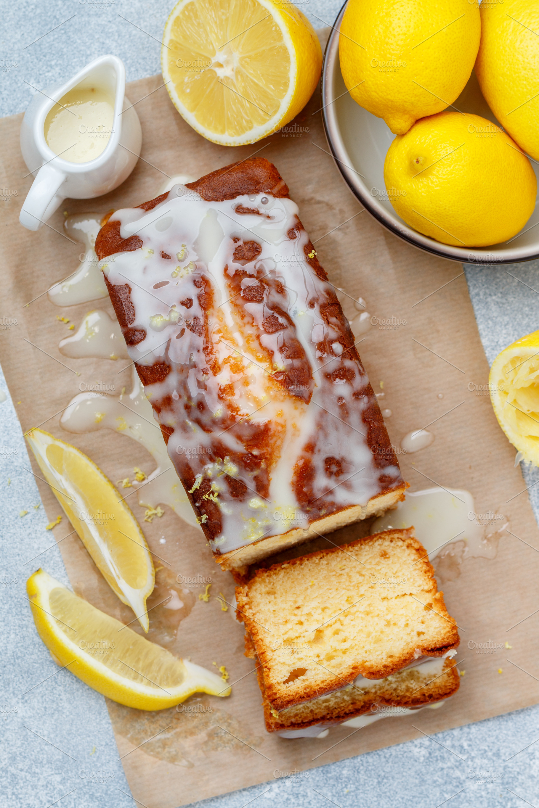lemon  pound cake loaf, a Food & Drink Photo by La_Vanda