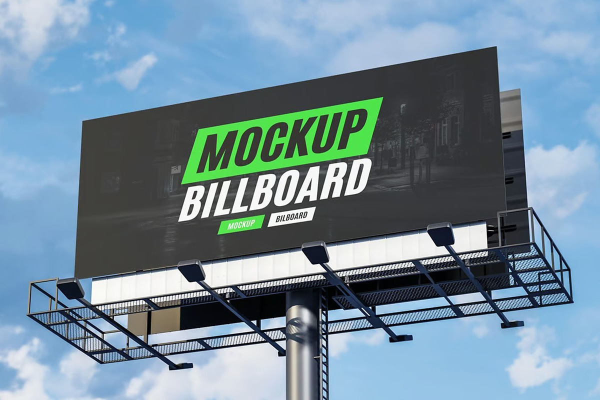 Billboard Mockup, an Advertising Mockup by Se٧enStudio (Photo 2 of 5)