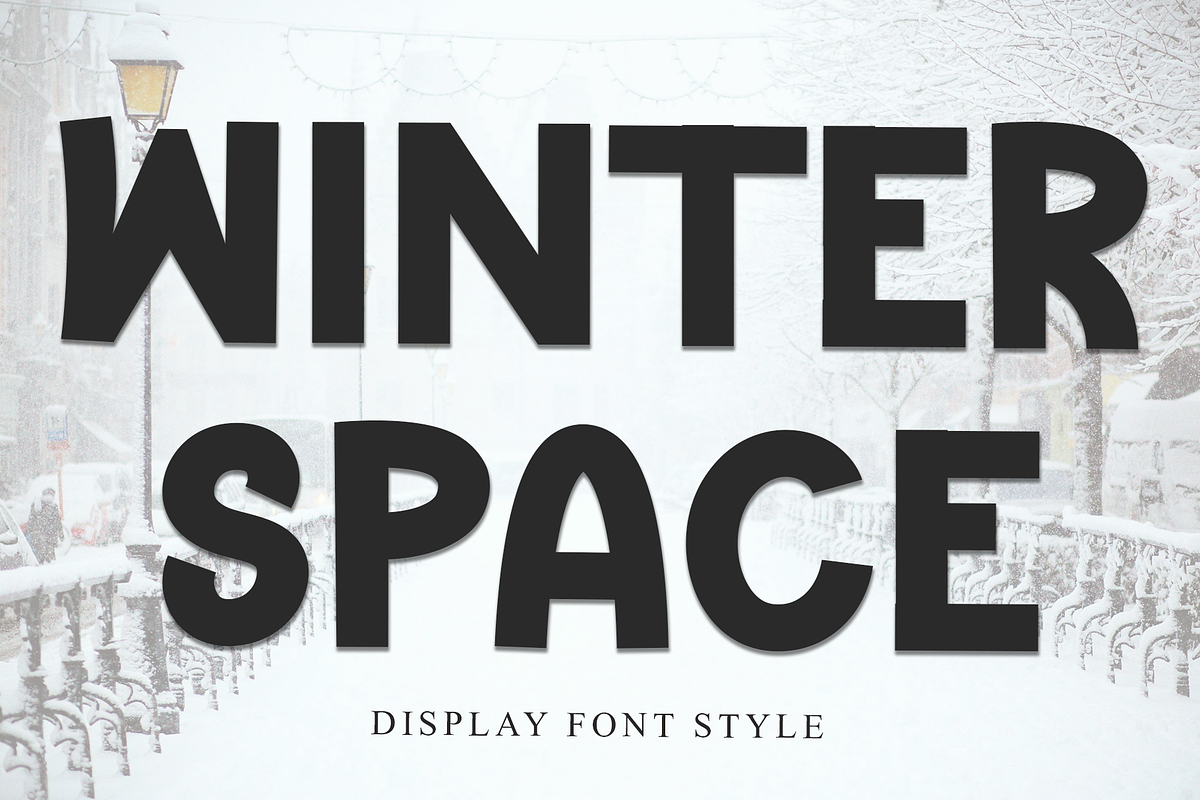 Winter Space, a Sans Serif Font by FreshTypeINK (Photo 4 of 8)