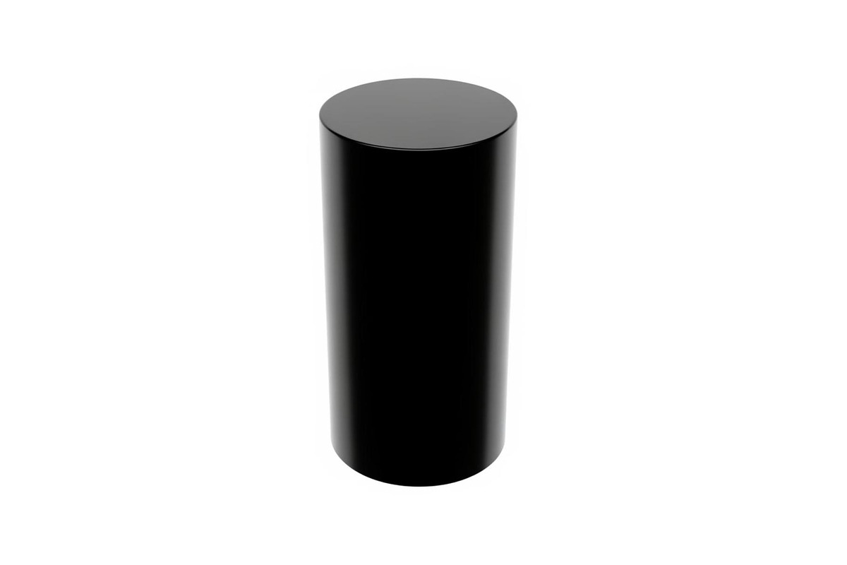 Black Cylinder 3D Geometric Shape, a Graphic by Designer_Momina (Photo 6 of 10)