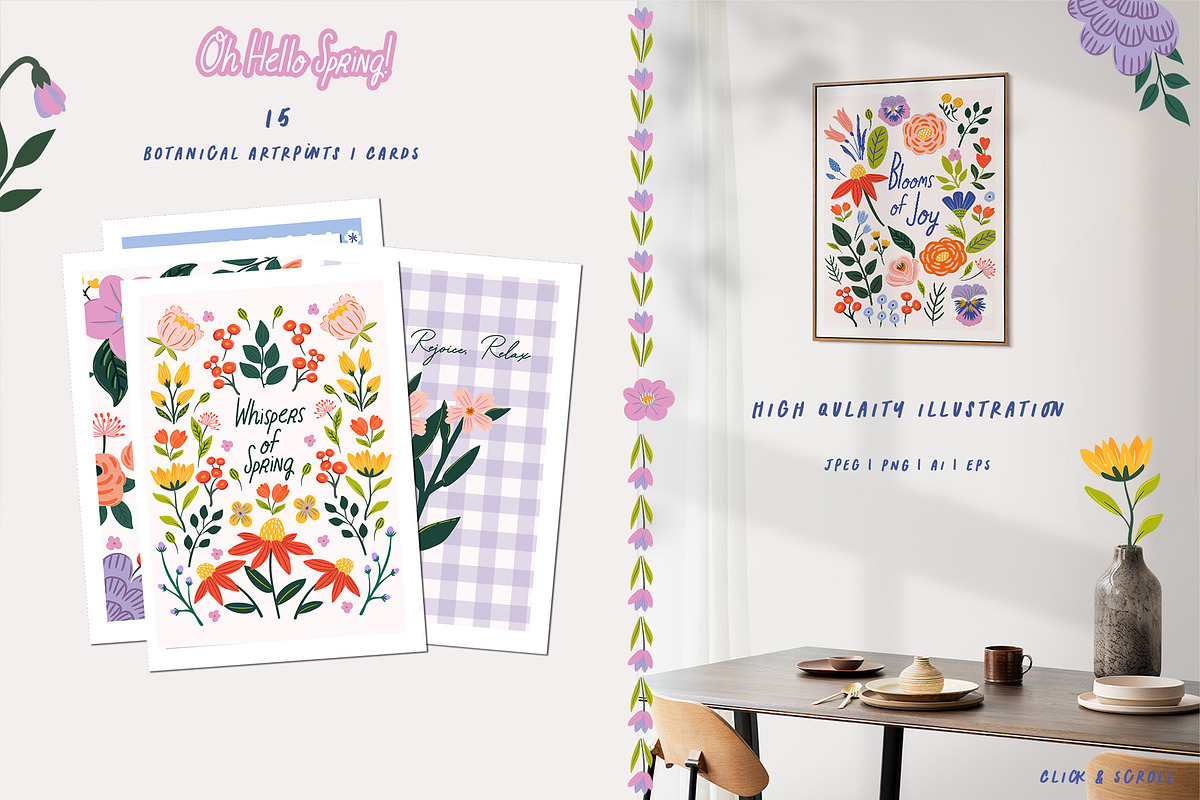 Spring Floral Clipart Collection, an Object Illustration by Essentially Nomadic (Photo 6 of 14)