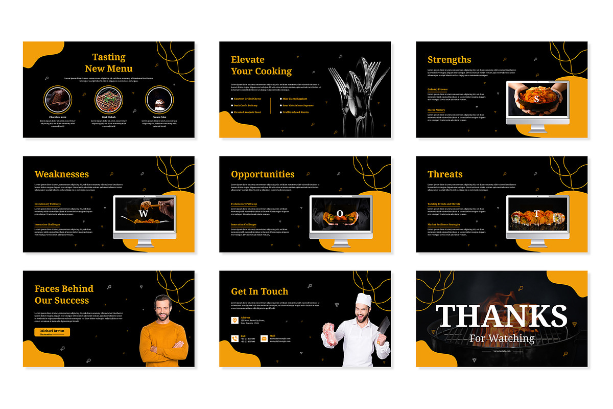 Food PowerPoint Presentation, a Presentation Template by Mighty-Slide (Photo 5 of 5)