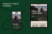 Bike Shop Landing Page, a Landing Page Template by Jay.Lockwood (Thumbnail 3 of 4)