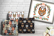 Big Meow Set. Cute Cats Prints, an Animal Illustration by Dasha_D (Thumbnail 2 of 9)