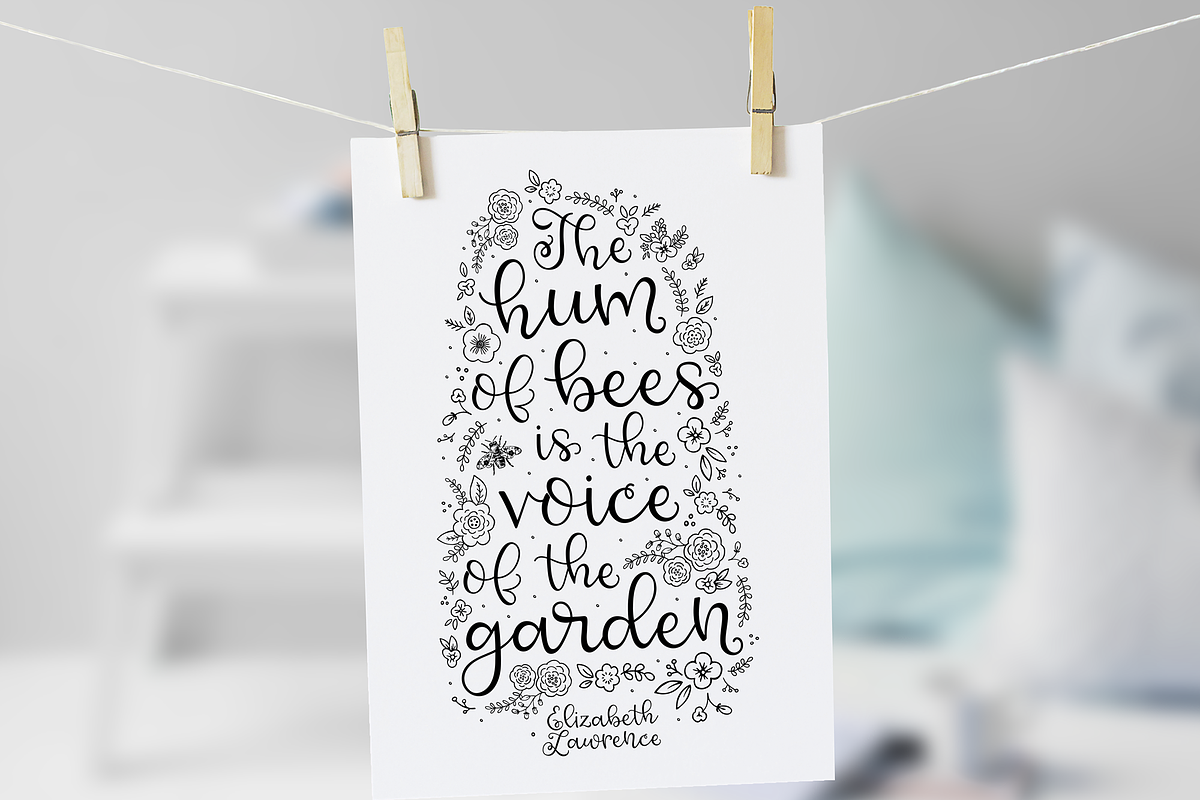 Honey Bumbles, a curly round script preview 6