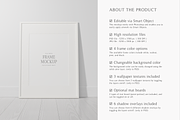 3x4 Frame Mockup Portrait, a Household Mockup by Lelu Art Design (Thumbnail 6 of 11)