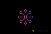 Geometric Network Logo, a Branding & Logo Template by Vectorium Studio (Thumbnail 7 of 16)
