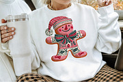 Christmas Gingerbread Man Patchwork, an Illustration by Sublimation Artist (Thumbnail 8 of 9)