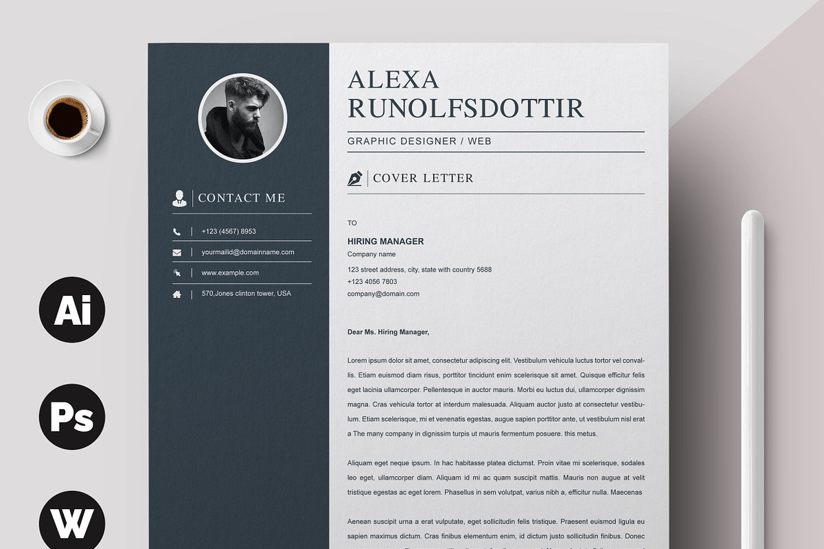 Resume / CV Template, a Resume Template by X-Type (Photo 3 of 5)