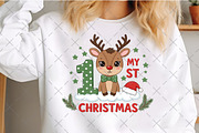 Baby First Christmas PNG, an Illustration by Craft Nest (Thumbnail 4 of 6)