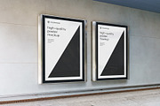 Subway Poster Mockup Bundle Metro, an Advertising Mockup by FoundImages (Thumbnail 31 of 61)