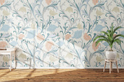 Art Nouveau Botanical Garden, a Pattern Graphic by snadiacreations (Thumbnail 2 of 3)